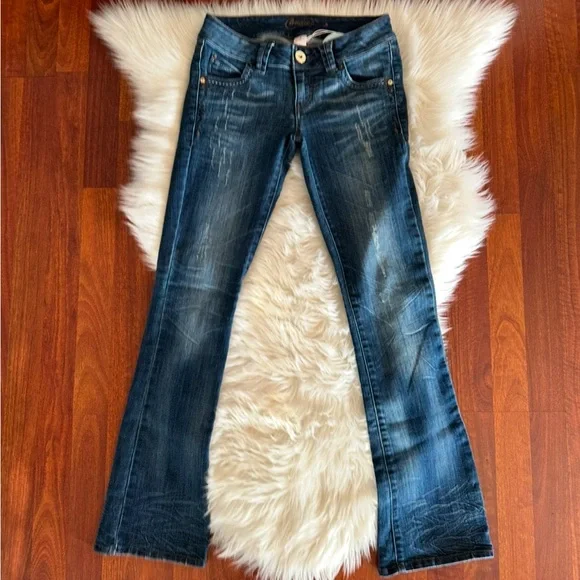 VTG Y2K Candies low rise  Bootcut Jeans - Picture 3 of 13